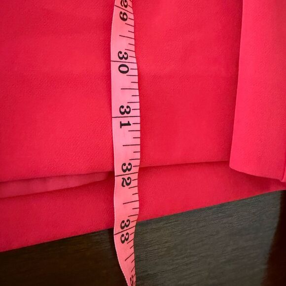 Milly Nicole Cady V-Nek Bell Sleeve Red Mini Dres Size 4 - Picture 8 of 10